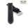 Easy-Klick Racing Kalbsleder Uhrenarmband Modell Hoomer schwarz-weiß 18 mm