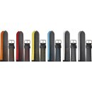 Easy-Klick Racing Kalbsleder Uhrenarmband Modell Hoomer schwarz-orange 22 mm