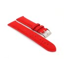 Echt Kork Uhrenarmband Modell Korky-Chrono rot 18 mm