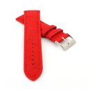 Echt Kork Uhrenarmband Modell Korky-Chrono rot 20 mm