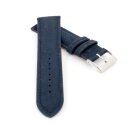 Echt Kork Uhrenarmband Modell Korky-Chrono blau 20 mm