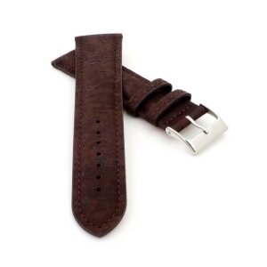 Echt Kork Uhrenarmband Modell Korky-Chrono mocca 22 mm