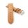 Echt Kork Uhrenarmband Modell Korky-Chrono cognac-natur 22 mm