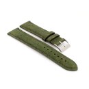 Echt Kork Uhrenarmband Modell Korky-Chrono grün 14 mm