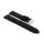 Easy-Klick echt Kork Uhrenarmband Modell Korky-Chrono schwarz 18 mm