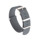 GEO-Straps Nato Canvas-Nylon Uhrenarmband Modell Quest-S grau 20 mm