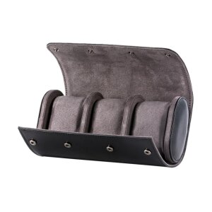 Premium Uhren-Rolle Modell Lounge-Three schwarz-grau für 3 Uhren