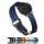 Easy-Klick Silikon Uhrenarmband Modell Hotspot-P mit Magnet-Faltschließe dunkel-blau 20 mm