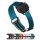 Easy-Klick Silikon Uhrenarmband Modell Hotspot-P mit Magnet-Faltschließe türkis 20 mm