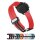 Easy-Klick Silikon Uhrenarmband Modell Hotspot-P mit Magnet-Faltschließe rot 20 mm