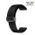 Easy-Klick Silikon Uhrenarmband Modell Hotspot-P mit Magnet-Faltschließe schwarz 22 mm