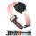 Easy-Klick Silikon Uhrenarmband Modell Hotspot-P mit Magnet-Faltschließe rosa 22 mm