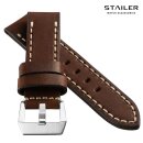 Stailer Soft Sattelleder Uhrenarmband Modell Froster...