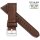 Stailer Easy-Klick Rindleder Uhrenarmband Modell Aviator-New mocca-TiT 22/18 mm
