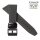 Stailer Easy-Klick Canvas Textil Uhrenarmband Modell Fabrice grau 20 mm, wasserfest