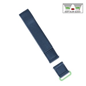 Klett Uhrenarmband Modell Moon-Klett blau 20 mm, kompatibel MoonSwatch