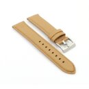 Easy-Klick Canvas-Nylon Textil Uhrenarmband Modell Havart beige-creme 20 mm