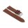 Lorica-Leder Uhrenarmband mit Flechtmuster Modell Italia mocca 18 mm