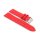Lorica-Leder Uhrenarmband mit Flechtmuster Modell Italia rot 20 mm