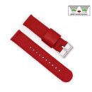 Easy-Klick Nylon-Textil Uhrenarmband Modell Tramper rot...