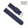Easy-Klick Nylon-Textil Uhrenarmband Modell Tramper grau-blau 18 mm