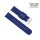 Easy-Klick Nylon-Textil Uhrenarmband Modell Tramper dunkel-blau 22 mm