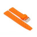 Premium Silikon Uhrenarmband Modell Tropic orange 20 mm