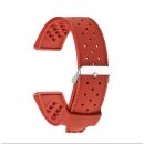 Premium Silikon Uhrenarmband Modell Tropical rot 20 mm