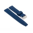 Premium Easy-Klick Silikon Uhrenarmband Modell Tropic blau 22 mm