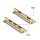 2 Adapter für Apple-Watch 38/40/41 mm Edelstahl gold gebürstet, 20 mm Steganstoß