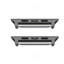 2 Adapter für Apple-Watch 42/44/45 mm Edelstahl...
