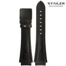 Stailer Rindleder Uhrenarmband Modell Navigator-5071 schwarz-WN 22 mm