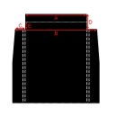 Stailer Rindleder Uhrenarmband Modell Navigator-5062 mocca-TiT 26 mm