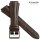 Stailer Rindleder Uhrenarmband Modell Navigator-5062 mocca-TiT 26 mm