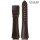 Stailer Rindleder Uhrenarmband Modell Navigator-5062 mocca-TiT 26 mm