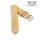 Easy-Klick Veloursleder Uhrenarmband Modell Orlando beige-WN 20 mm