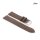 Fluco Bio Uhrenarmband Modell Natur-Bio mocca 20 mm Handarbeit