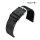 Feines Eulit Schafnappa-Leder Uhrenarmband Modell Schafnappa schwarz 18 mm