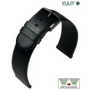 Feines Eulit Easy-Klick Schafnappa-Leder Uhrenarmband Modell Schafnappa schwarz 16 mm
