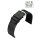 Feines Eulit Easy-Klick Schafnappa-Leder Uhrenarmband Modell Schafnappa schwarz 20 mm
