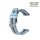 Elastic Easy-Klick Textil Uhrenarmband Modell Orbit-S blau 22 mm