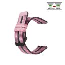 Elastic Easy-Klick Textil Uhrenarmband Modell Orbit-P rosa 22 mm