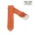 Easy-Klick echt Strauß Uhrenarmband Modell Hamilton orange 22 mm, Handarbeit