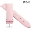 Stailer Hybrid Satin-Leder Uhrenarmband Modell Loft rosa...