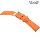 Stailer Easy-Klick Premium Kautschuk Uhrenarmband Modell CS70 orange 20 mm