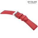Stailer Easy-Klick Premium Kautschuk Uhrenarmband Modell CS70 rot 22 mm