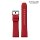 Stailer Easy-Klick Premium Kautschuk Uhrenarmband Modell CS70 rot 22 mm