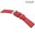 Stailer Easy-Klick Premium Kautschuk Uhrenarmband Modell CS70 rot 22 mm