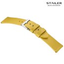 Stailer Easy-Klick Vintage Rindleder Uhrenarmband Modell Indiana gelb-blau 20 mm