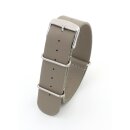 Nato Leder Uhrenarmband Modell United-S taupe 22 mm Nato Strap